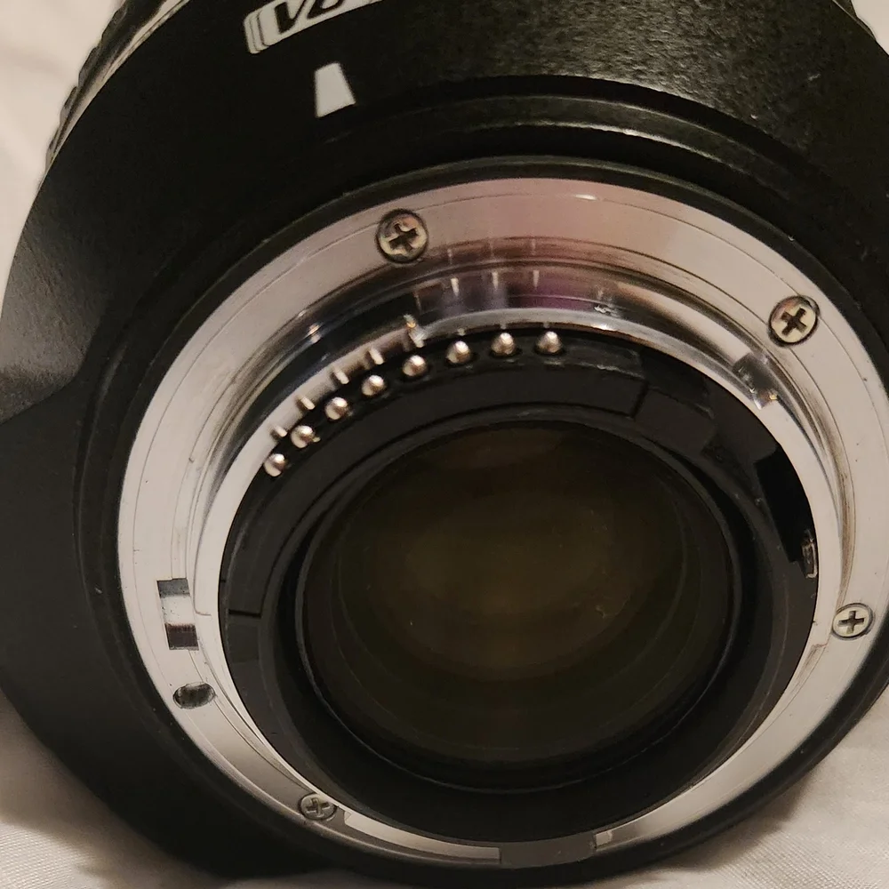 Black and Gold Camera Lens